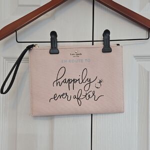 Kate Spade zip wristlet pouch